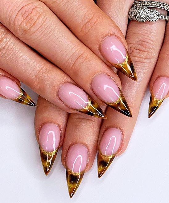 Fall Nail Polish for Blue Dress