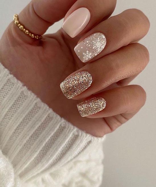 Fall Nails With Green