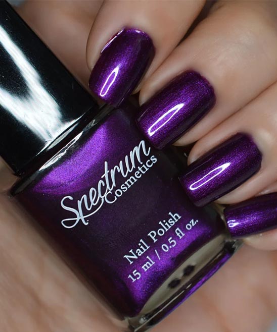 Fall Purple Colors Nails