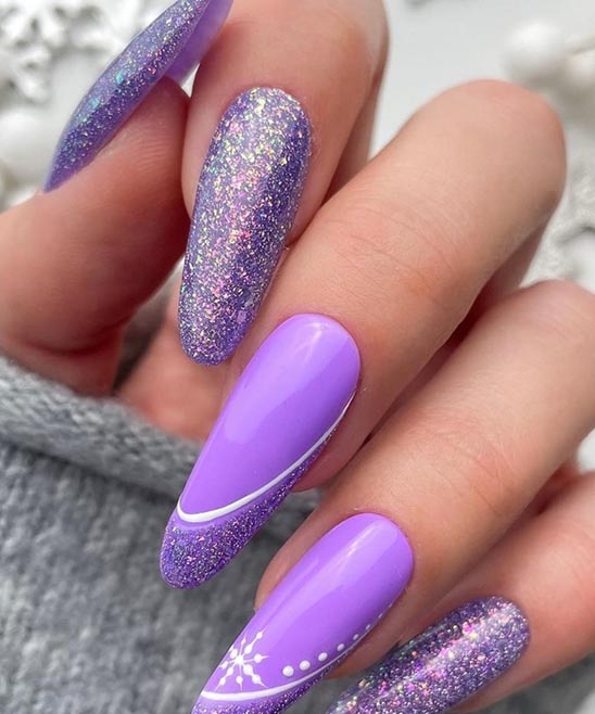 Fall Purple Nail Designs