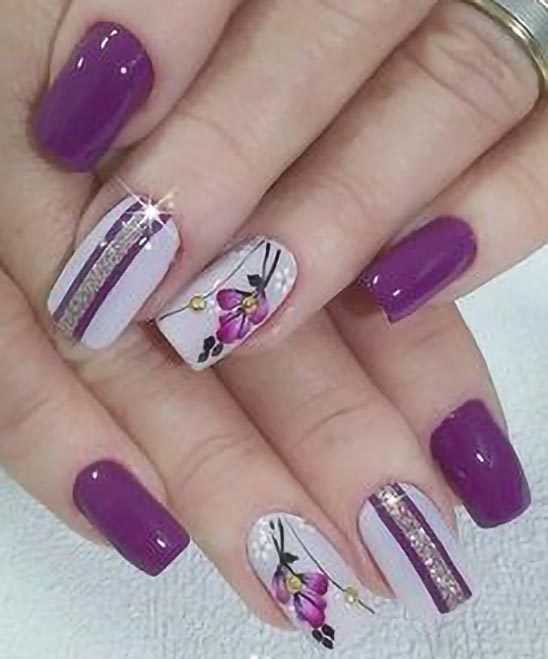 Fiesta Flower Nail Art