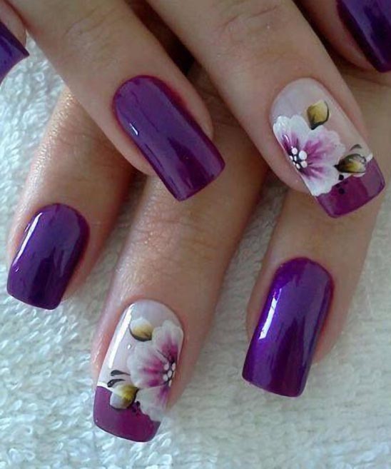 Flower Nail Art Designs
