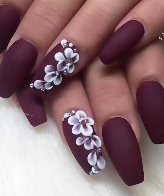Flower Nail Stickers