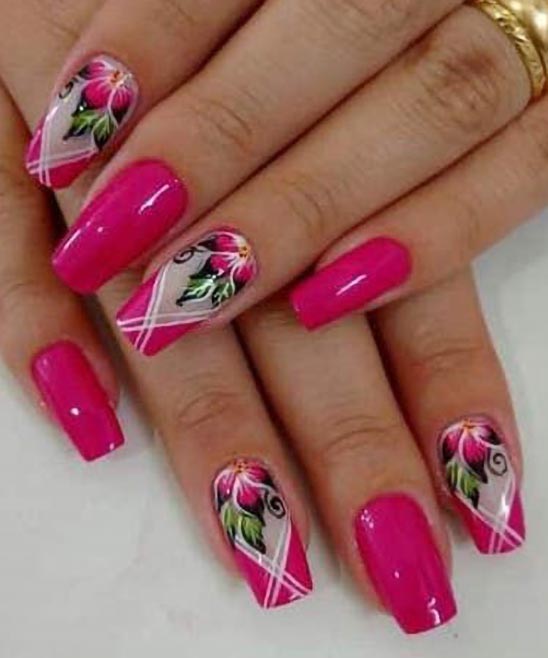 Flower Nails Art Design