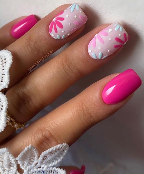 Flower Toe Nail Designs