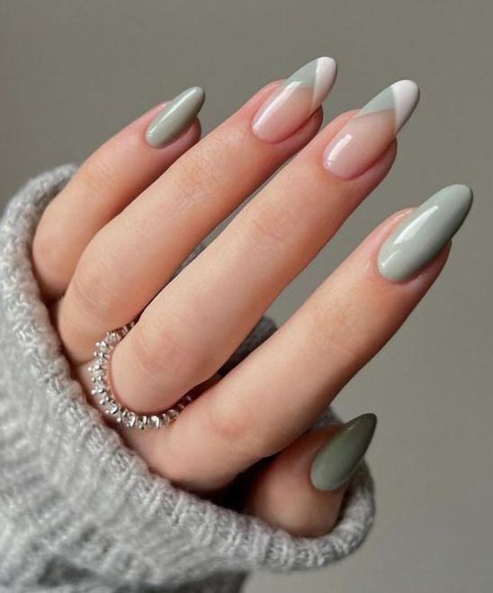 French Gel Nails for Christmas