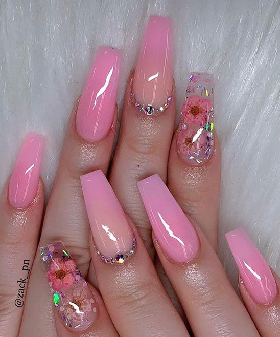 French Nail Designs Coffin Shape