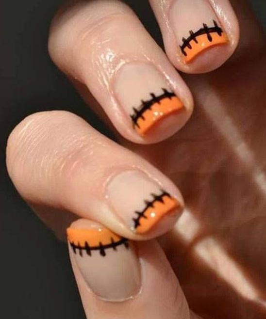 French Nail Designs Halloween