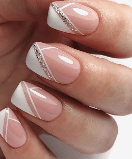 French Nails Christmas Design