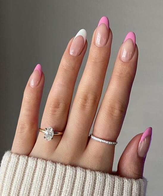 French Pink Tip Nails