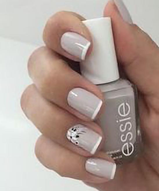 French Tip Christmas Nail Art