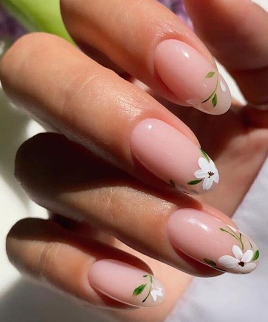 French Tip Nail Designs for Spring