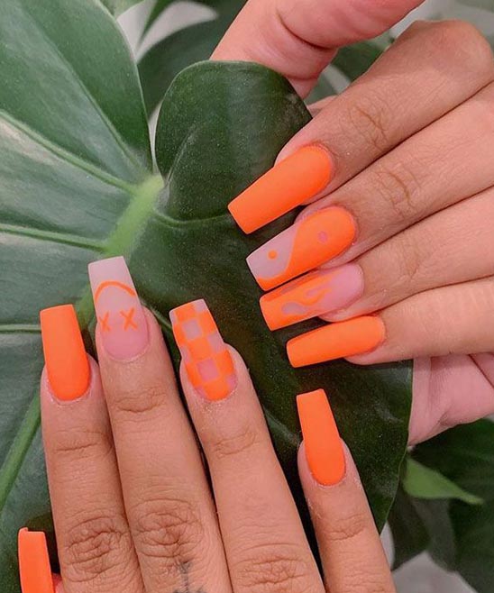 French Tip Nails Square