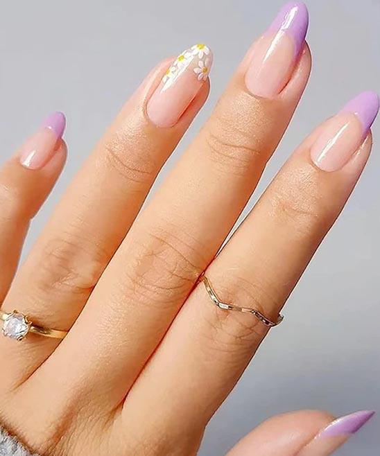 French Tip Spring Nails