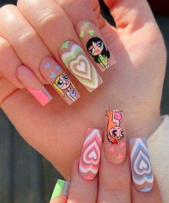 Funny Bunny Nails With Design