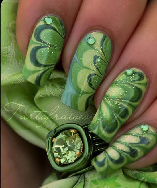 Gel St Patrick's Day Nails