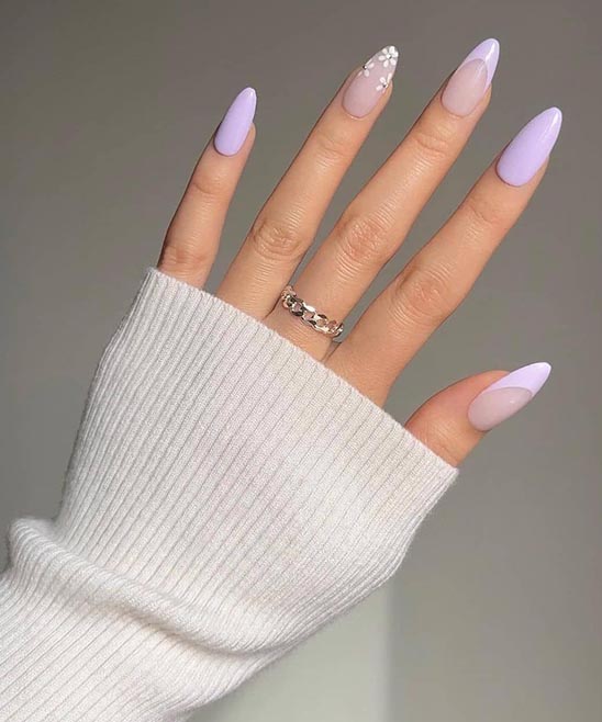 Gold Tip Nails Almond