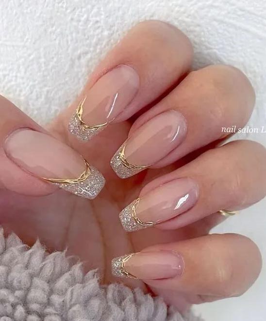 Gold and Silver Nail Designs