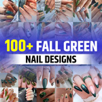 Green Fall Nail Designs