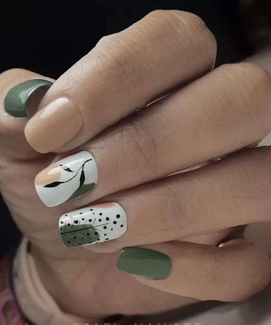Green Nail Colors for Fall