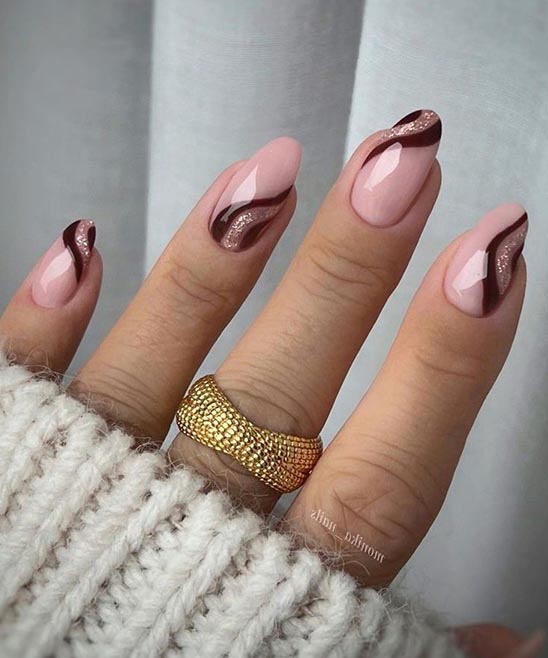 Green Nails for Fall