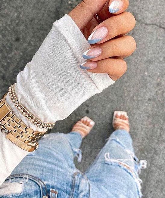 Grey French Tip Naila