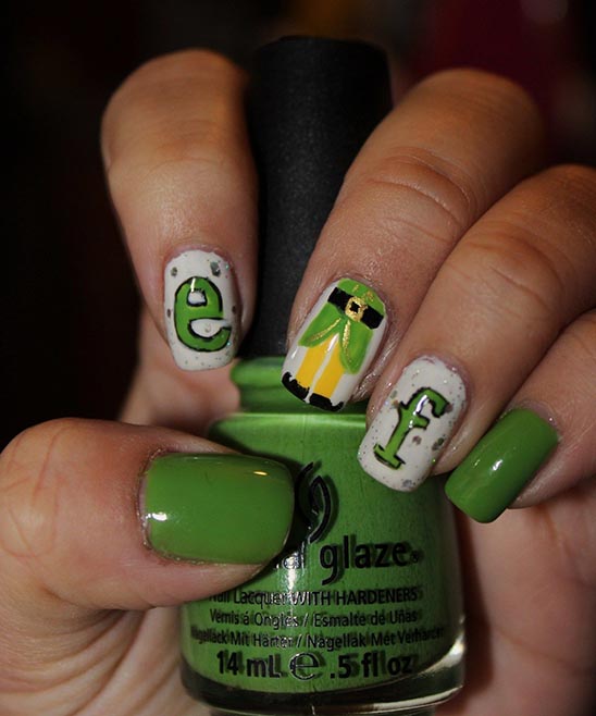 Grinch Nail Art Stickers