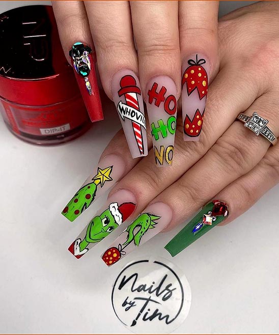 Grinch Nail Polish Set