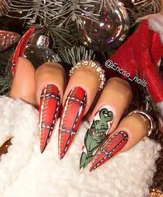 Grinch Nail Stamp