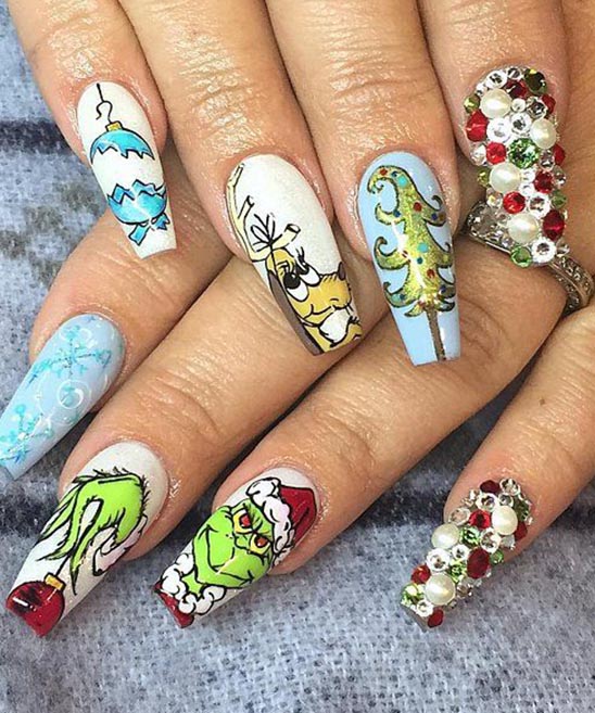 Grinch Nail Stickers Amazon