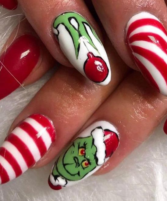 Grinch Nail Wraps