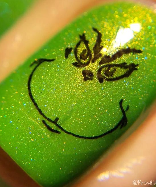 Grinch Toe Nails