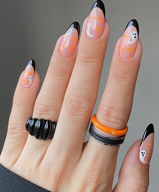 50+ Halloween Nails French Tip (2024) TailoringinHindi