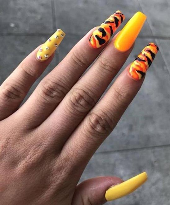 Halloween Nail Designs Coffin Shape