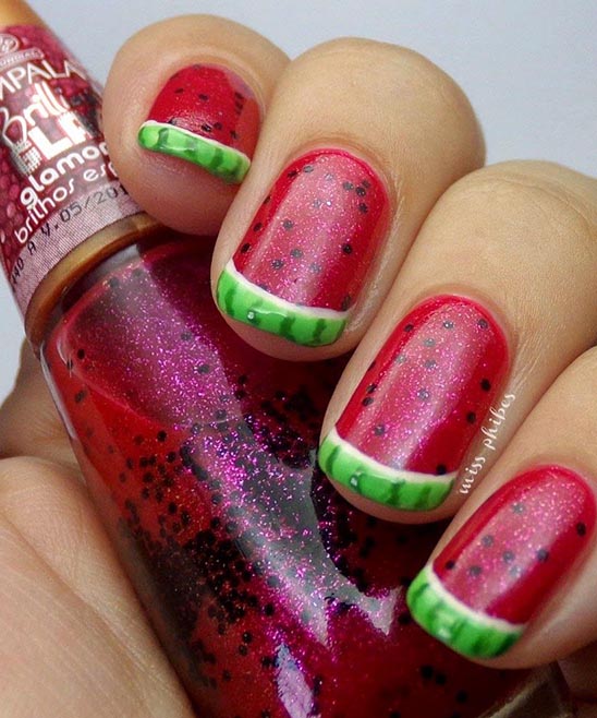 Harry Styles Watermelon Sugar Nails