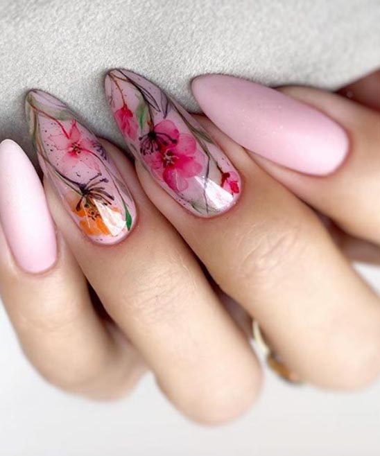 Hawaii Flower Nail Designs