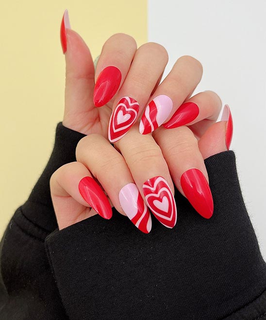 Heart Press on Nails