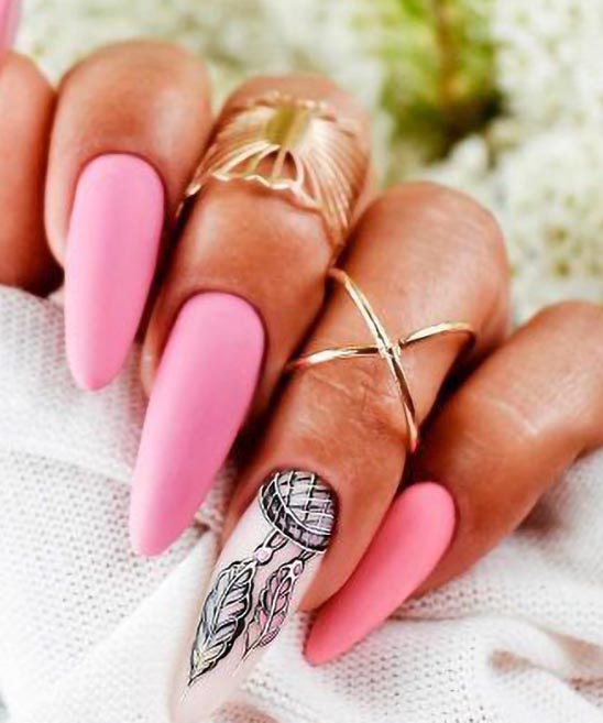 Hibiscus Flower Nails