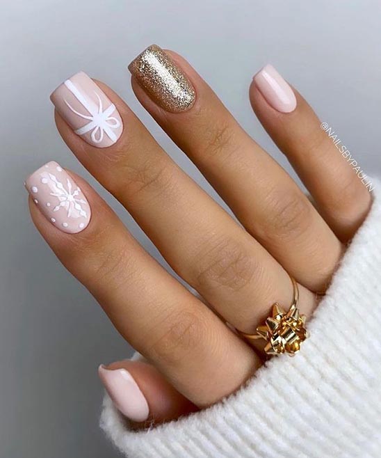 Holiday Nails Neutral