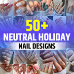Holiday Neutral Nails