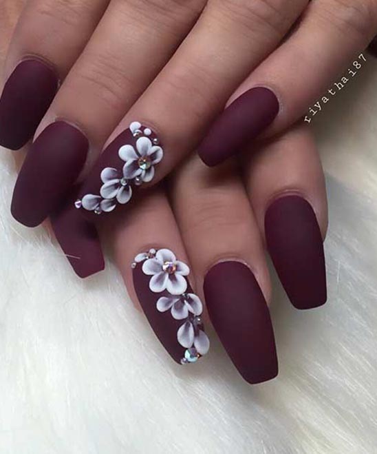 Hot Pink Coffin Nails Designs