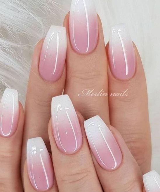 Hot Pink French Tip Nail Designs