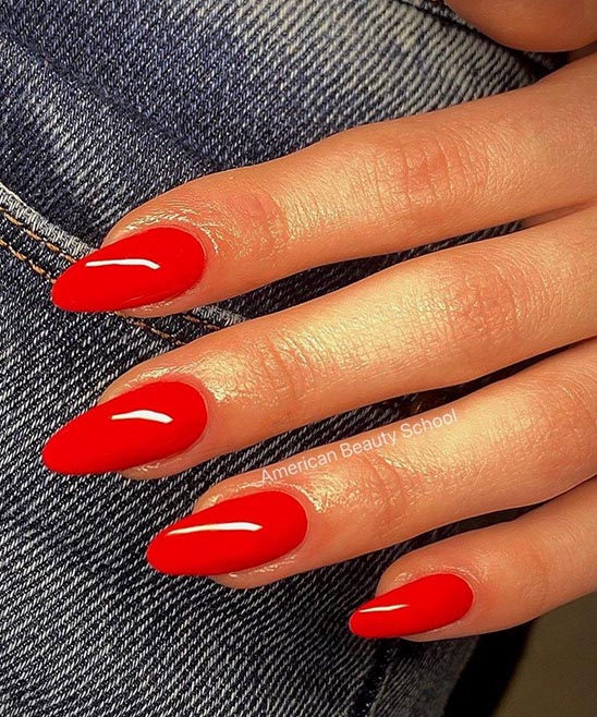 Hot Pink and Neon Orange Nails