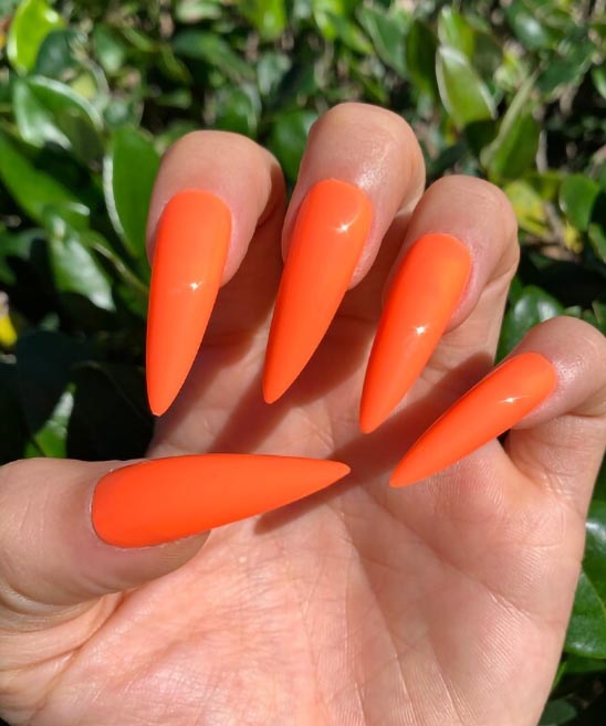 How to Do Pink and Orange Ombre Nails