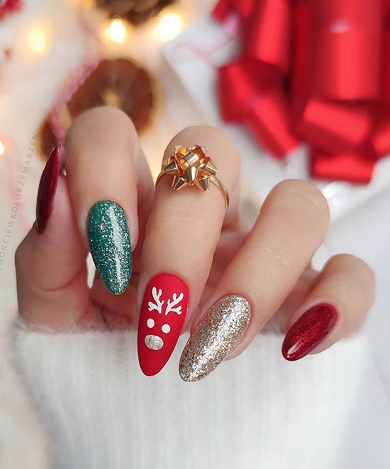 How to Do Reindeer Nails