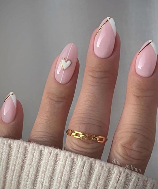 How to Draw a Heart on Nails