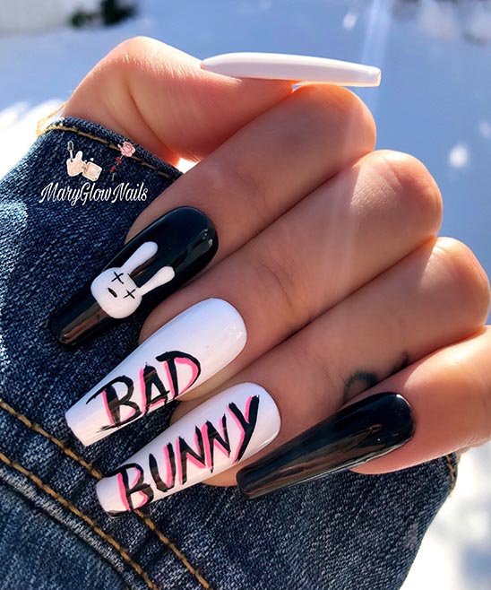 How to Draw a Playboy Bunny on Nails
