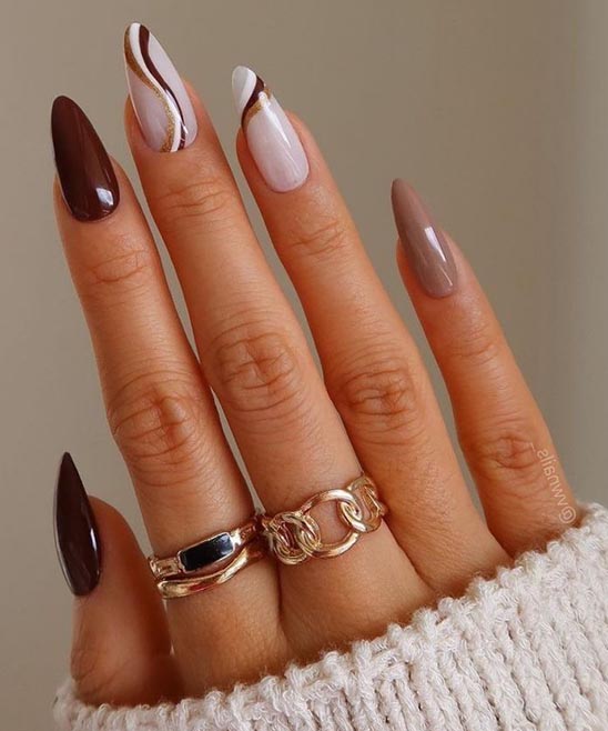 Hunter Green Fall Nails