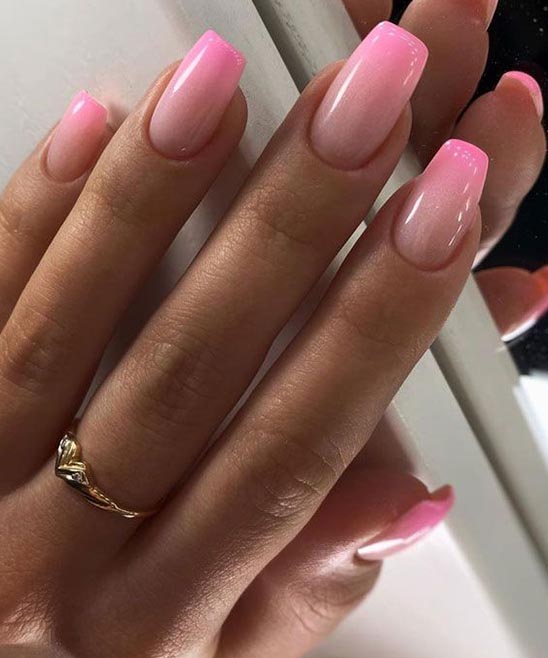 Light Pink Tip Nails