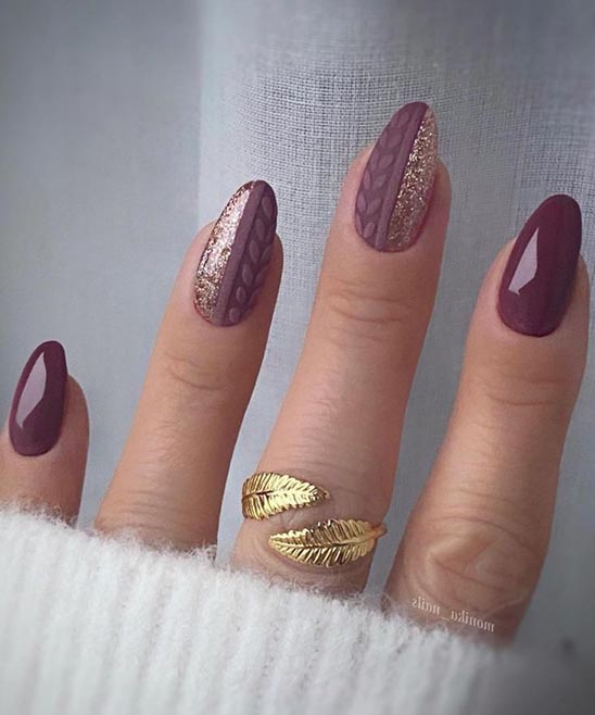 Long Coffin Nails Winter
